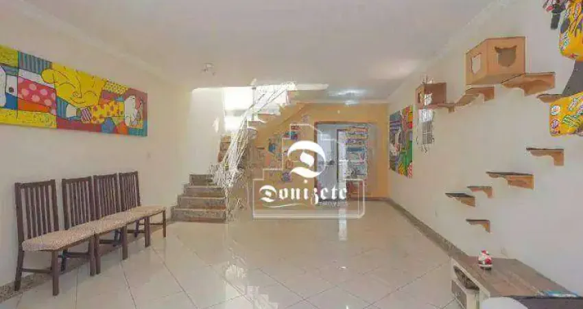 Sobrado com 3 dormitórios à venda, 149 m² por R$ 820.000,00 - Jardim Paraíso - Santo André/SP