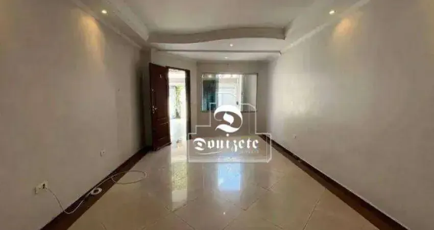 Sobrado para alugar, 135 m² por R$ 5.588,25/mês - Jardim - Santo André/SP