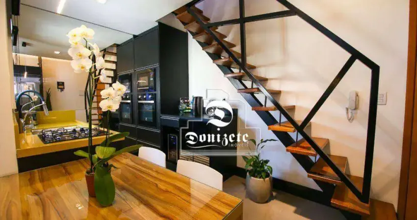 Cobertura com 2 dormitórios à venda, 100 m² por R$ 530.000,00 - Vila Pires - Santo André/SP