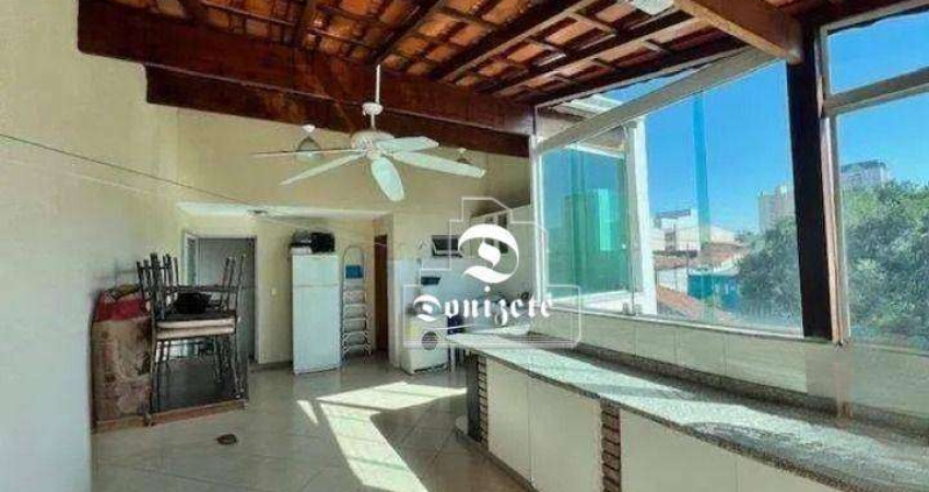 Cobertura com 3 dormitórios à venda, 140 m² por R$ 580.000,00 - Vila Pires - Santo André/SP