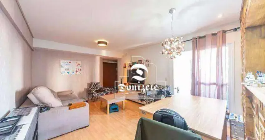 Apartamento com 3 dormitórios à venda, 100 m² por R$ 680.000,00 - Vila Valparaíso - Santo André/SP