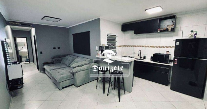 Apartamento com 2 dormitórios à venda, 52 m² por R$ 318.000,00 - Vila Humaitá - Santo André/SP
