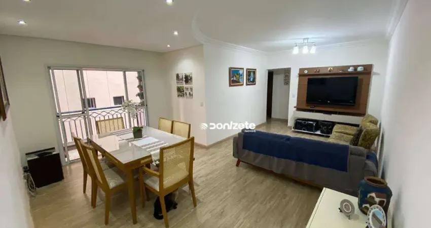 Apartamento com 3 dormitórios à venda, 105 m² por r$ 795.000,00 - campestre - santo andré/sp