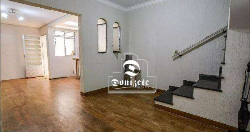Sobrado com 3 dormitórios à venda, 130 m² por R$ 540.000,00 - Vila Assunção - Santo André/SP