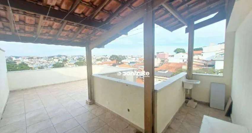 Cobertura com 2 dormitórios à venda, 80 m² por r$ 330.000,00 - vila alzira - santo andré/sp