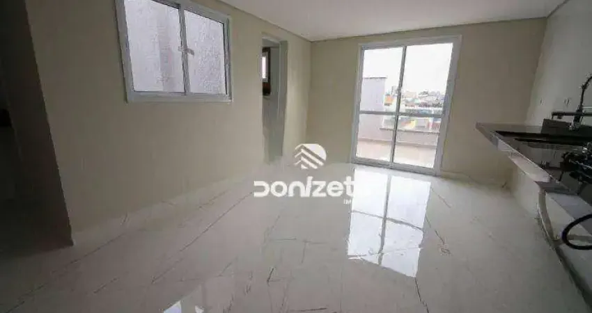 Cobertura com 2 dormitórios à venda, 124 m² por r$ 600.000,00 - vila linda - santo andré/sp
