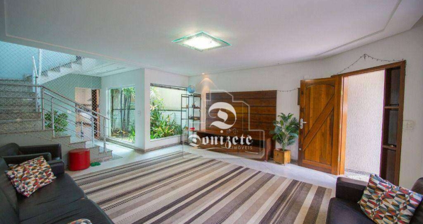 Sobrado com 4 dormitórios, 398 m² - venda por R$ 1.599.999,90 ou aluguel por R$ 8.170,26/mês - Vila Floresta - Santo André/SP