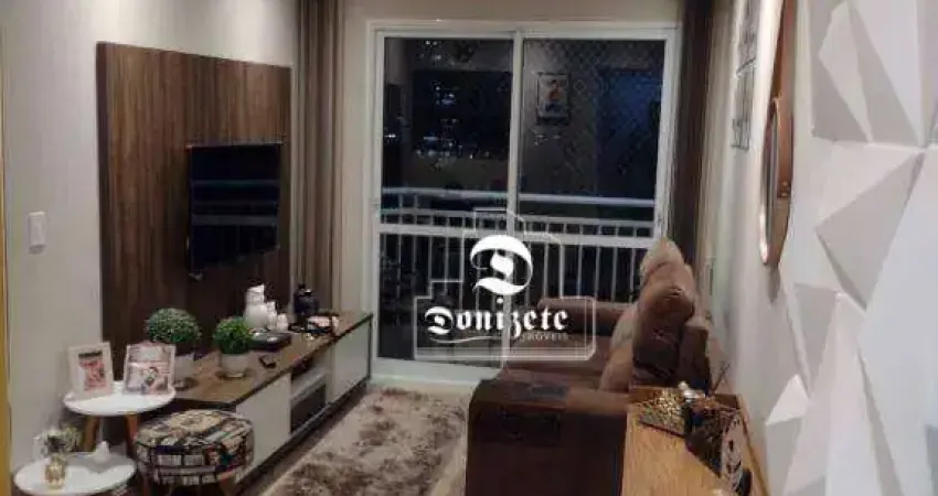 Apartamento com 2 dormitórios à venda e locação 60 m² por R$ 350.000 - Vila Valparaíso - Santo André/SP