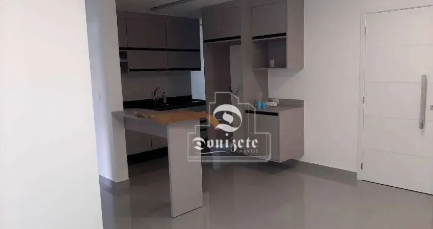 Apartamento com 3 dormitórios para alugar, 68 m² por R$ 5.890,00/mês - Jardim - Santo André/SP