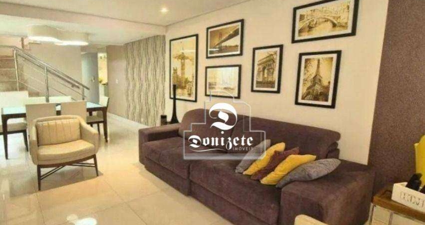 Sobrado com 3 dormitórios à venda, 148 m² por R$ 1.250.000,00 - Vila Bastos - Santo André/SP