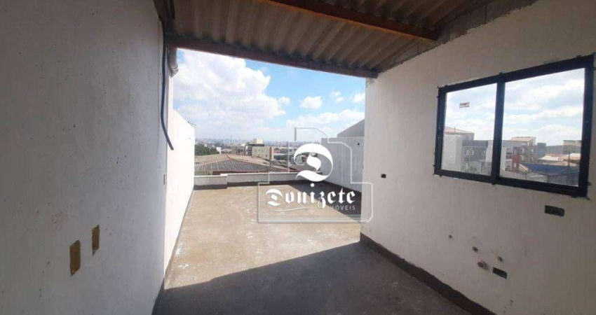 Cobertura com 2 dormitórios à venda, 88 m² por R$ 615.000,00 - Utinga - Santo André/SP