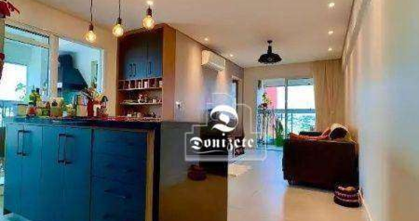 Apartamento com 2 dormitórios à venda, 73 m² por R$ 660.000,00 - Vila Assunção - Santo André/SP
