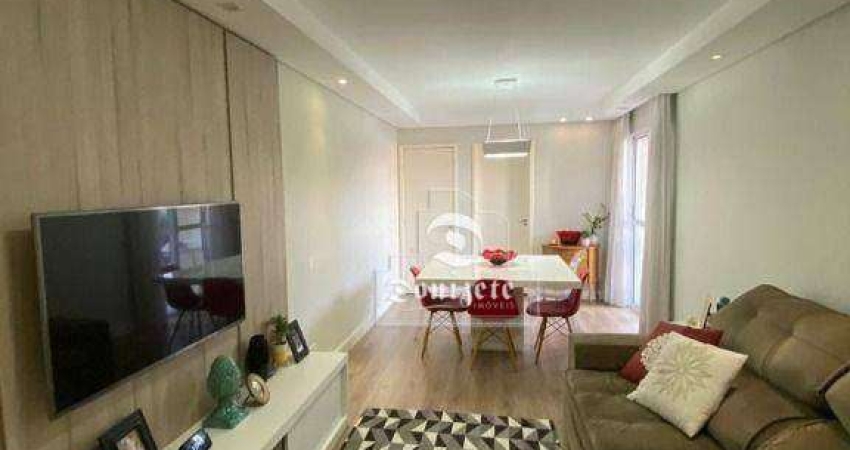 Apartamento com 3 dormitórios à venda, 89 m² por R$ 850.000,00 - Campestre - Santo André/SP