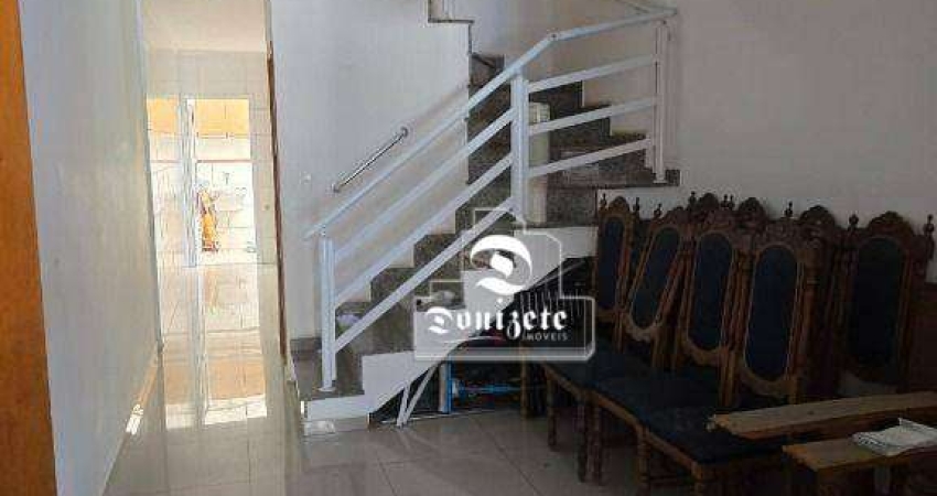 Sobrado com 2 dormitórios à venda, 77 m² por R$ 390.000,00 - Vila Homero Thon - Santo André/SP