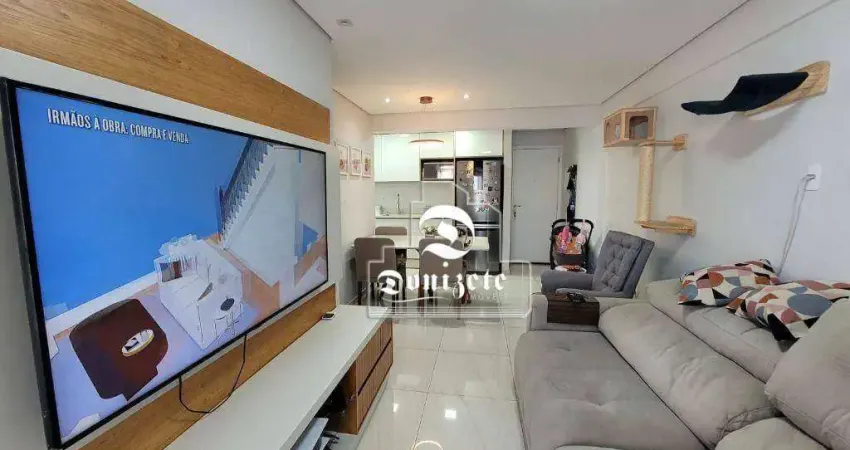 Apartamento com 2 dormitórios à venda, 60 m² por R$ 580.000,00 - Campestre - Santo André/SP