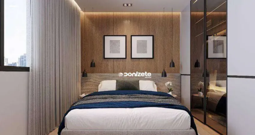 Apartamento com 2 dormitórios à venda, 38 m² por r$ 385.360,00 - vila príncipe de gales - santo andré/sp