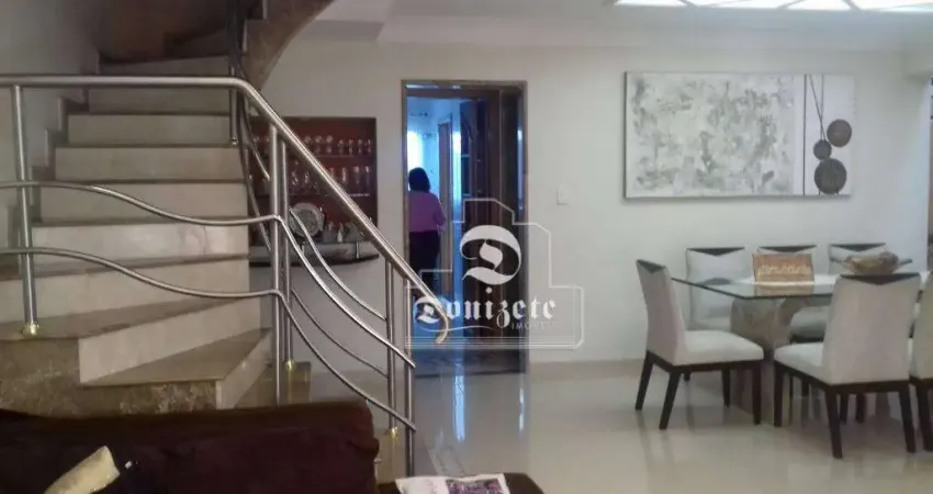 Sobrado com 3 dormitórios para alugar, 274 m² por R$ 8.000,00/mês - Jardim - Santo André/SP
