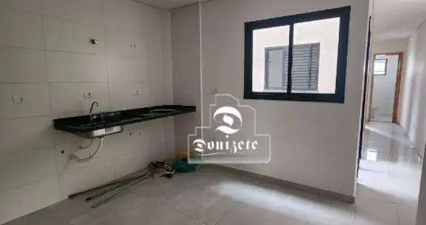 Apartamento com 2 dormitórios à venda, 43 m² por R$ 380.000,00 - Vila Scarpelli - Santo André/SP