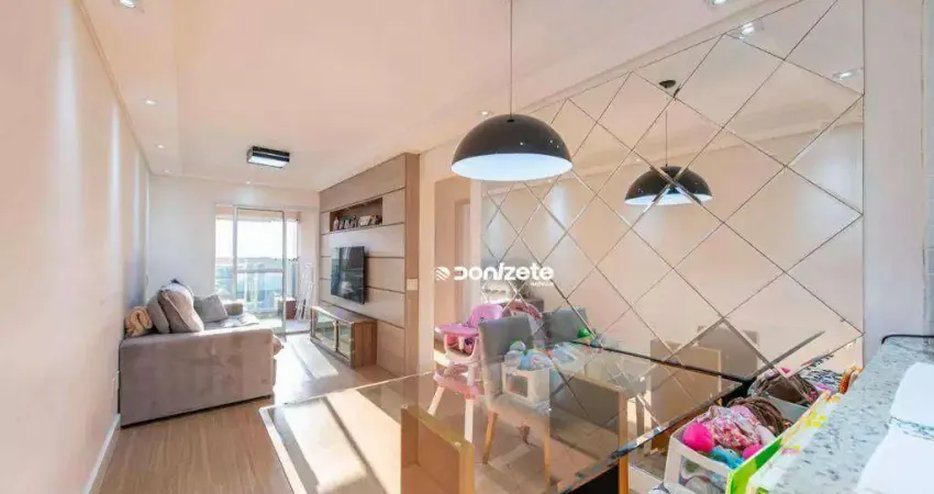 Apartamento à venda, 84 m² por r$ 660.000,00 - vila valparaíso - santo andré/sp