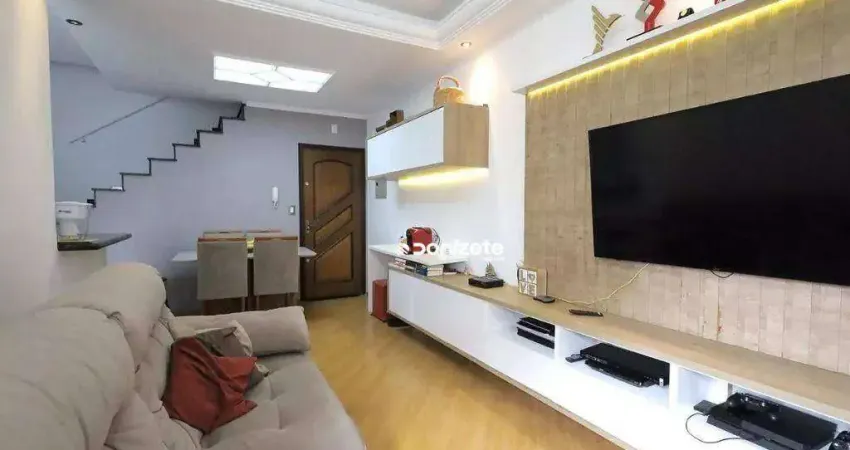 Cobertura com 2 dormitórios à venda, 149 m² por r$ 600.000,00 - vila pires - santo andré/sp