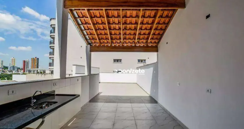 Cobertura com 3 dormitórios à venda, 163 m² por r$ 850.000,00 - campestre - santo andré/sp