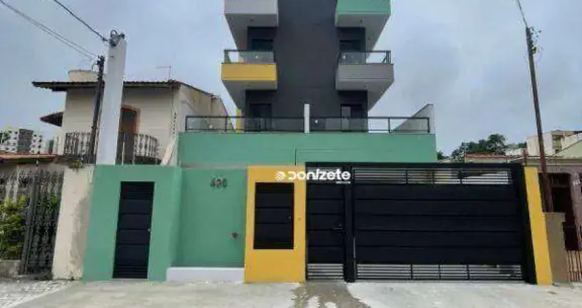Cobertura com 2 dormitórios, 98 m² - venda por r$ 550.000,00 ou aluguel por r$ 2.810,00/mês - vila são pedro - santo andré/sp