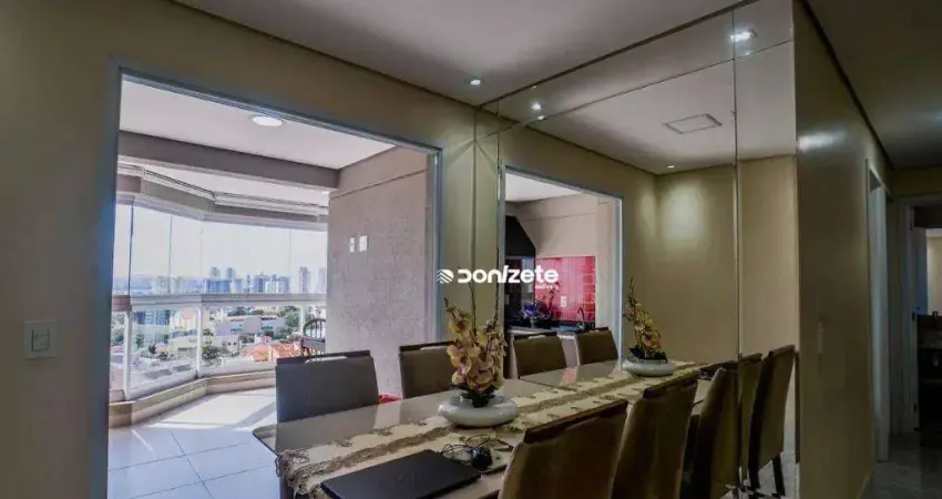 Apartamento com 3 dormitórios à venda, 91 m² por r$ 870.000,00 - vila assunção - santo andré/sp