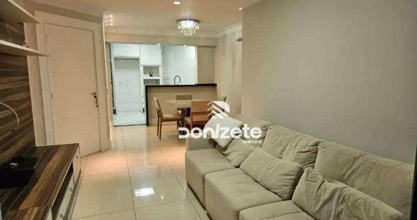 Apartamento com 3 dormitórios para alugar, 97 m² por r$ 7.174,33/mês - vila bastos - santo andré/sp