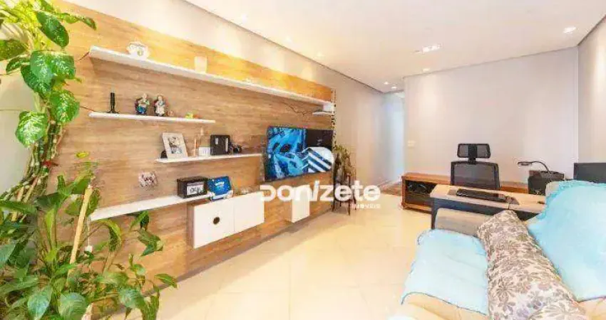 Sobrado com 3 dormitórios à venda, 129 m² por r$ 819.999,00 - vila valparaíso - santo andré/sp