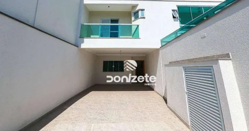 Sobrado com 3 dormitórios à venda, 170 m² por r$ 1.250.000,00 - paraíso - santo andré/sp