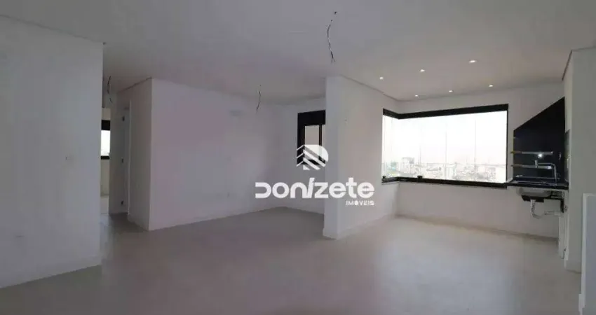 Apartamento com 2 dormitórios à venda, 93 m² por r$ 1.280.000,00 - campestre - santo andré/sp