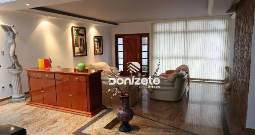 Sobrado com 4 dormitórios à venda, 613 m² por r$ 2.120.000,00 - vila pires - santo andré/sp