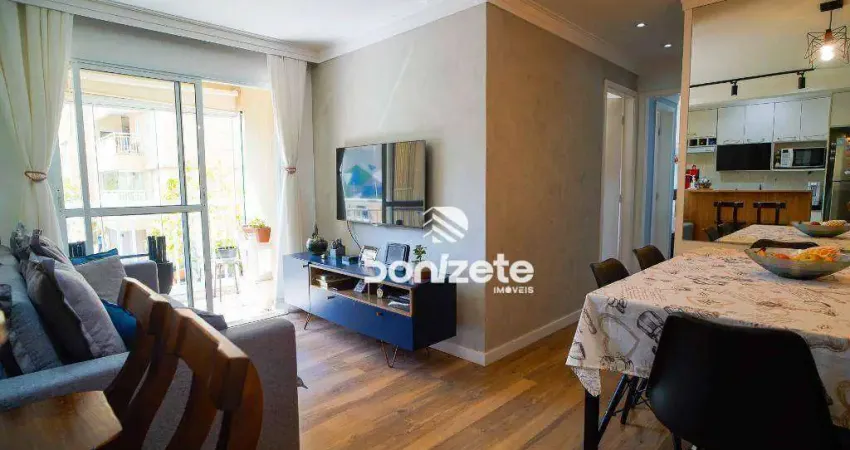 Apartamento com 2 dormitórios à venda, 58 m² por r$ 629.999,99 - campestre - santo andré/sp