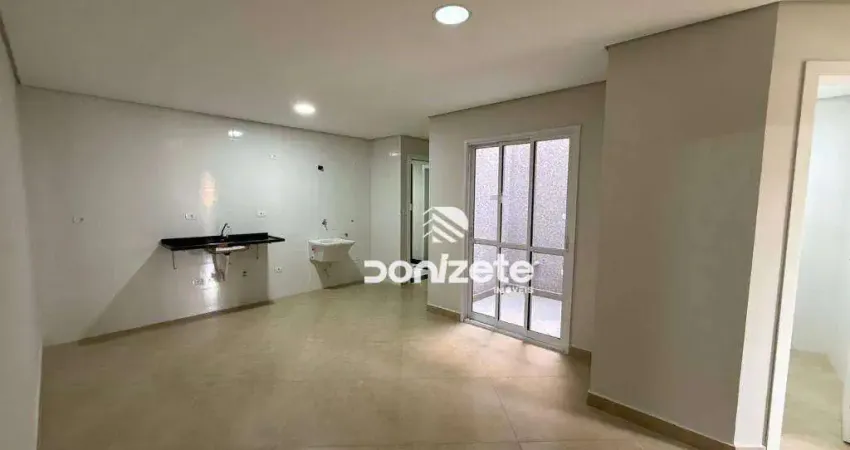 Apartamento com 2 dormitórios à venda, 62 m² por r$ 397.000,00 - vila linda - santo andré/sp