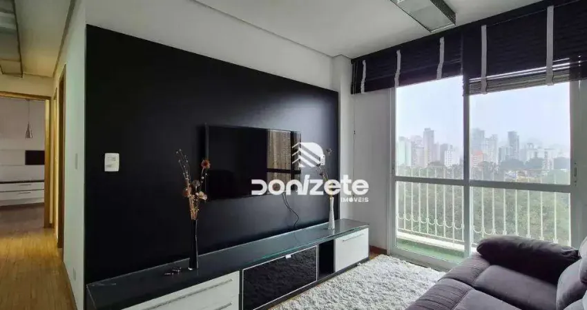 Apartamento com 3 dormitórios para alugar, 78 m² por r$ 4.849,99/mês - jardim - santo andré/sp