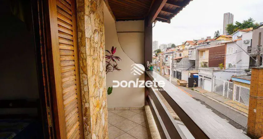 Sobrado com 3 dormitórios à venda, 297 m² por r$ 1.230.000,00 - campestre - santo andré/sp