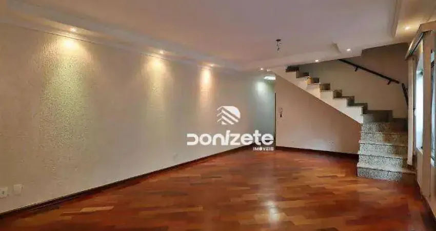 Sobrado para alugar, 171 m² por r$ 4.010,19/mês - vila camilópolis - santo andré/sp