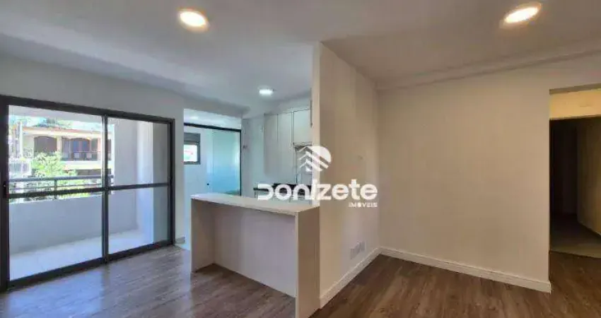 Apartamento com 2 dormitórios para alugar, 59 m² por r$ 3.113,00/mês - bangu - santo andré/sp