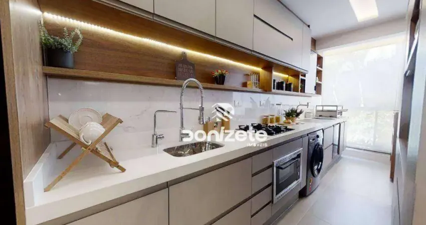 Apartamento com 2 dormitórios à venda, 64 m² por r$ 659.999,00 - vila assunção - santo andré/sp