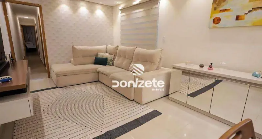 Apartamento com 3 dormitórios à venda, 100 m² por r$ 634.900,00 - campestre - santo andré/sp