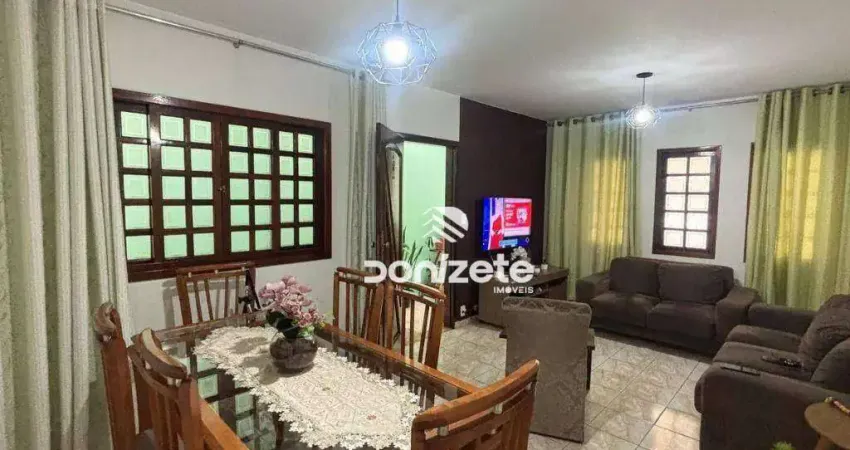 Casa com 3 dormitórios à venda, 116 m² por r$ 490.000,00 - vila scarpelli - santo andré/sp
