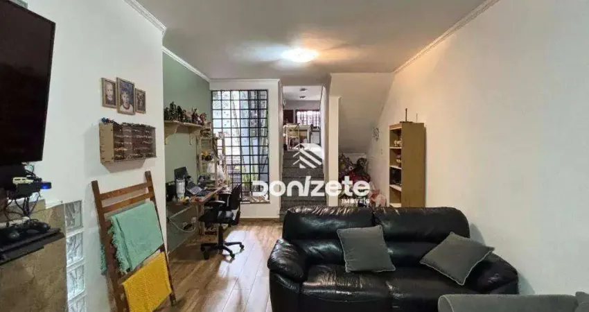 Sobrado com 3 dormitórios à venda, 230 m² por r$ 900.000,00 - vila pires - santo andré/sp