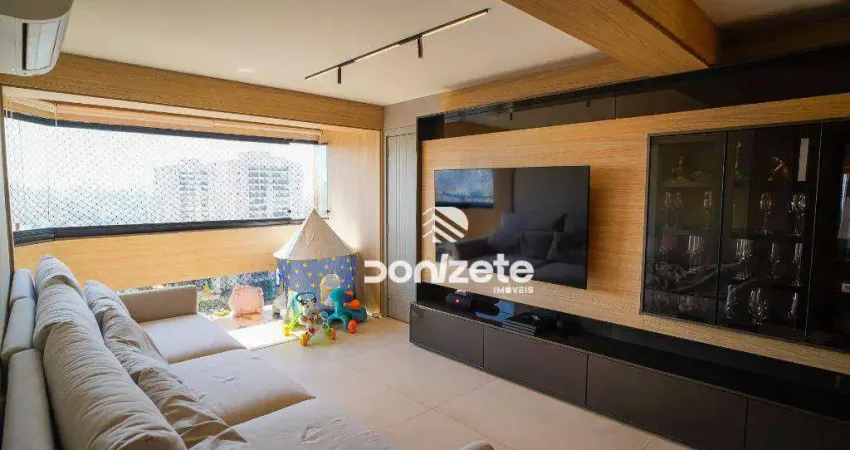 Apartamento com 3 dormitórios à venda, 140 m² por r$ 1.100.000,00 - jardim - santo andré/sp