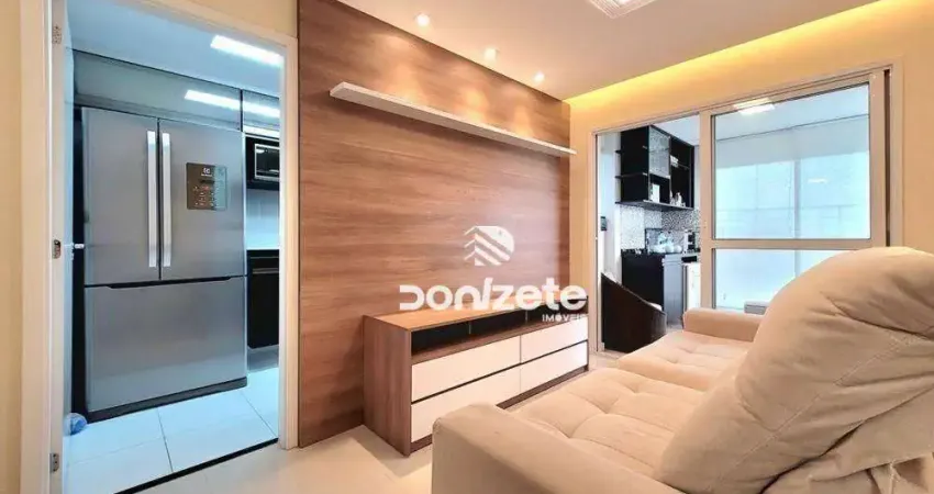 Condomínio varandas apartamento com 2 dormitórios à venda, 68 m² por r$ 650.000 - vila apiaí - santo andré/sp