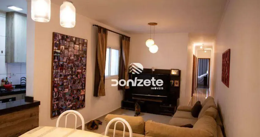 Cobertura com 3 dormitórios à venda, 144 m² por r$ 610.000,00 - vila alzira - santo andré/sp