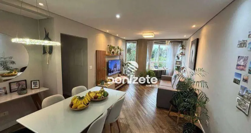 Apartamento com 2 dormitórios à venda, 90 m² por r$ 870.000,00 - jardim bela vista - santo andré/sp