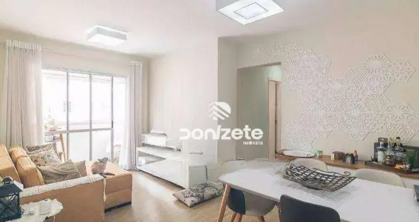 Apartamento com 3 dormitórios à venda, 89 m² por r$ 630.000,00 - vila gilda - santo andré/sp