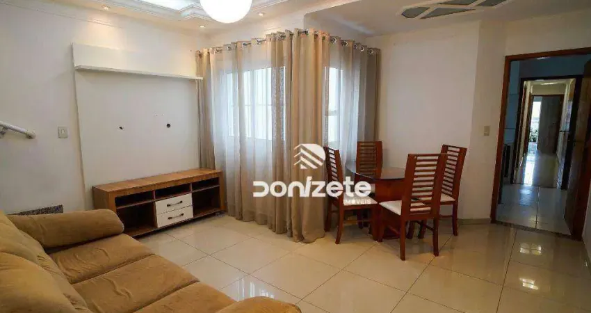 Cobertura com 3 dormitórios, 190 m² - venda por r$ 990.000,00 ou aluguel por r$ 5.024,00/mês - campestre - santo andré/sp