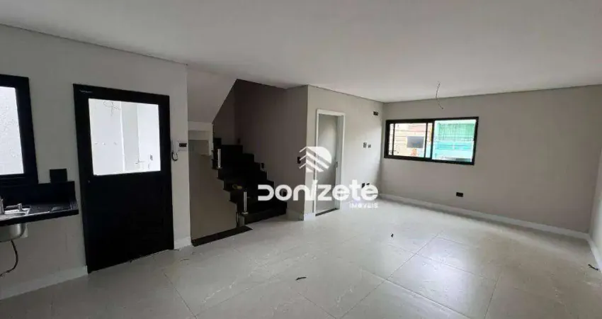 Sobrado com 3 dormitórios à venda, 160 m² por r$ 960.000,00 - vila pires - santo andré/sp