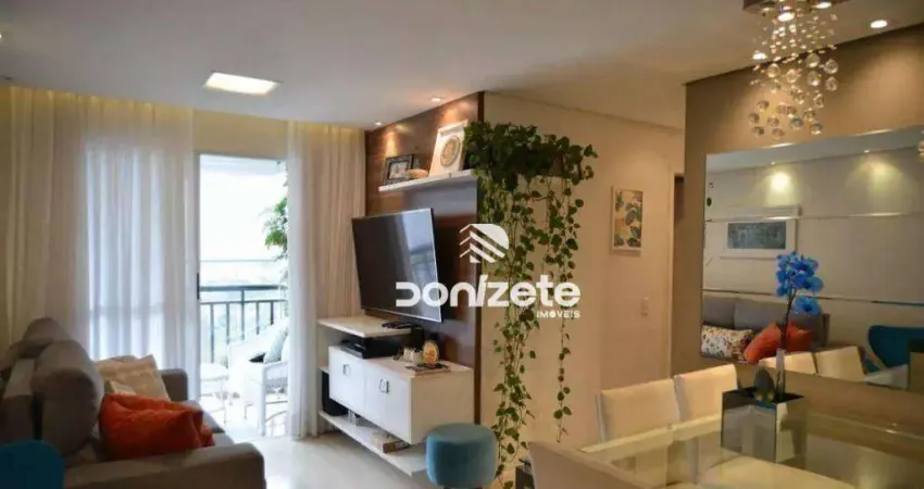 Apartamento com 3 dormitórios à venda, 67 m² por r$ 499.000,00 - vila eldízia - santo andré/sp